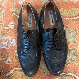 Gordon Rush Classic Black Leather Oxfords